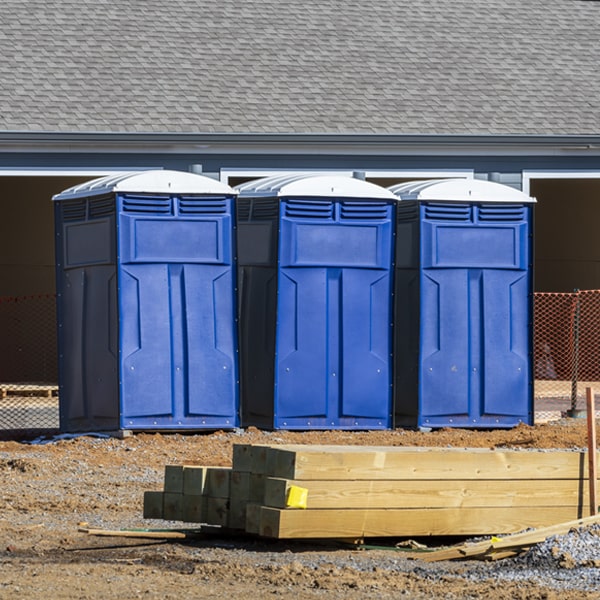 do you offer hand sanitizer dispensers inside the porta potties in Glendale